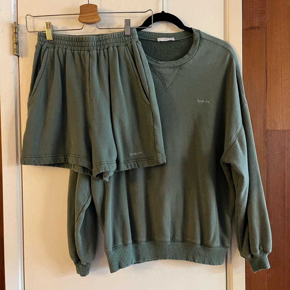 Sablyn Frankie Sweatshirt and Jules Shorts in Aspen - Picture 2 of 15
